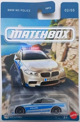 Matchbox - BMW M5 Police - OVP - 2025 - European Series - #2/5 - MB966 - Bild 1 von 2