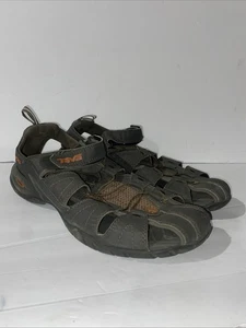 Teva Herren Größe 12 Dozer 4154 braun/orange Wandern Angeln enge Zehenpartie Sandalen - Bild 1 von 5