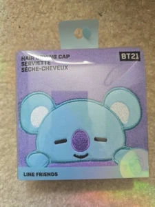 MINISO BT21 KOYA - Tappo asciugamano per asciugacapelli viola spa fascia per la testa - Foto 1 di 1