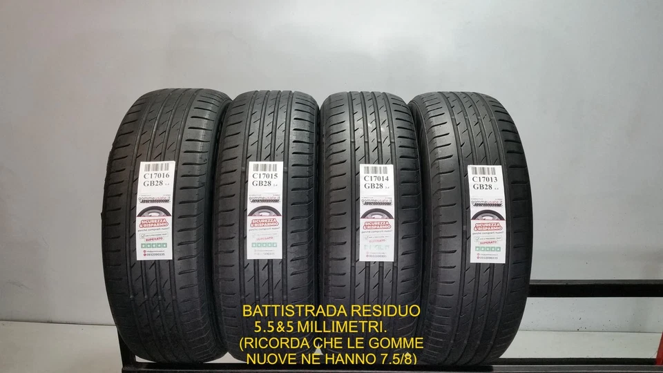 GOMME USATE   225/60R17 99H NEXEN N BLUE HD PLUS PNEUMATICI USATI C17016 - Bild 1 von 1