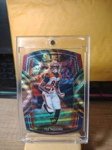 2020 Panini Select Tee Higgins Red Blue Wave Die Cut Rookie Prizm Bengals - Picture 1 of 2