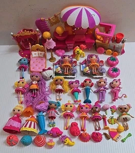 Lotto 18 Mini Bambole Lalaloopsy Alte 3" + Animali + Playset + Accessori 50+ Pz. - Foto 1 di 7