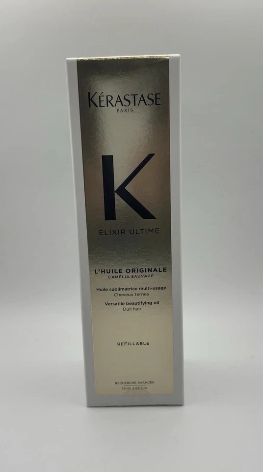 Kérastase Elixir Ultime Refillable L'Huile Originale Oil 2.53 Oz 75mL Dull Hair