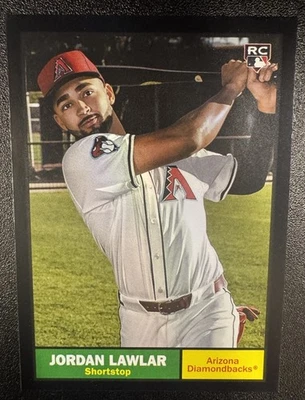 2024 Topps Archives - 1961 Topps Jordan Lawlar #91 Black Foilboard (RC) - Image 1 of 2