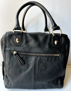 Bolso de mano Perlina New York para mujer de cuero negro - Imagen 1 de 9