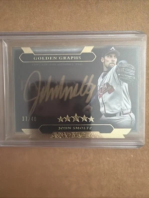 2020 Topps Five Star - Golden Graphs John Smoltz #GG-JSM /40 (AU) - Image 1 of 2