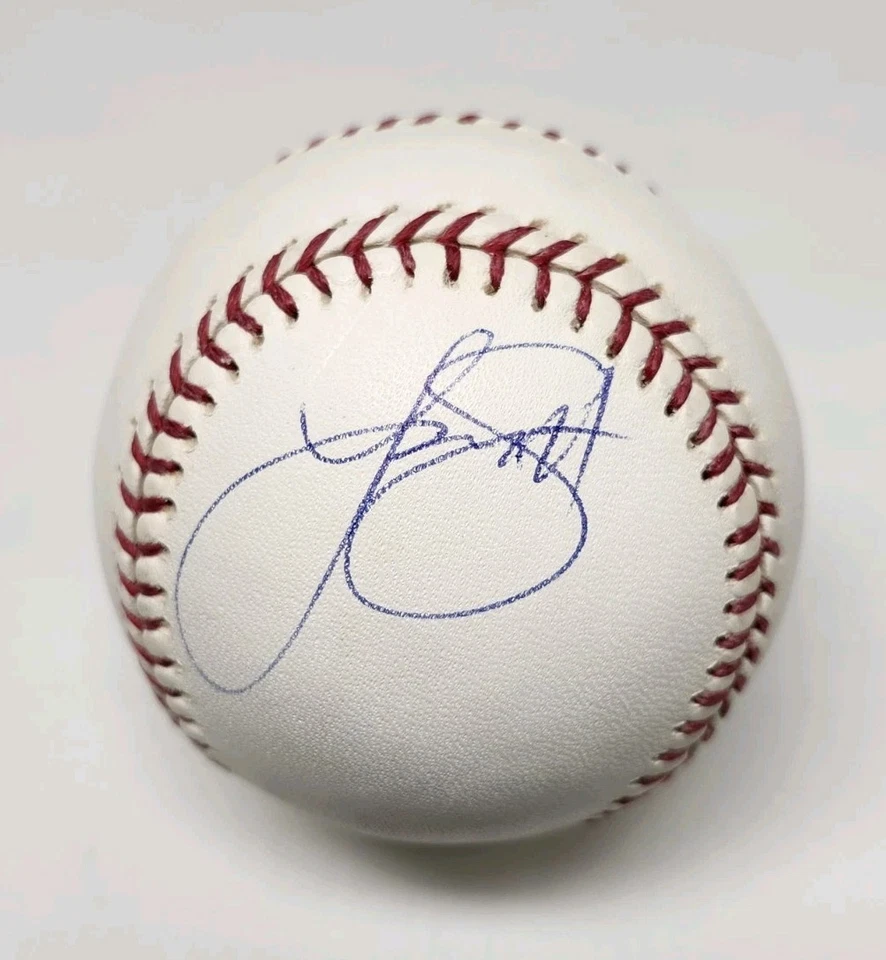 Luke Scott Firmado Auto Rawlings Oficial Grandes Ligas Béisbol ASTROS B9 Foto 1 de 3