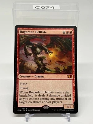 BOGARDAN HELLKITE mtg Lightly Played Commander 2014 Mythic - Image 1 of 2