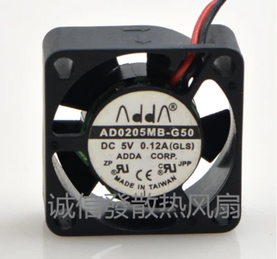 1pc ADDA AD0205MB-G50 2.5CM 2510 5V 0.12A Notebook Cooling Fan - Image 1 of 2