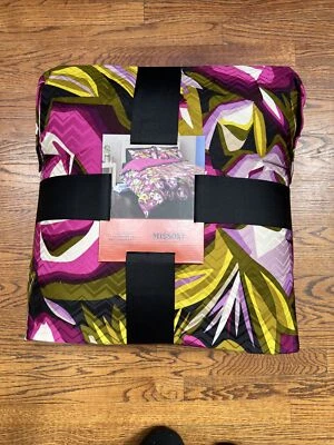 Missoni Target Limited Edition Duvet shams set  purple green Full/Queen New - Image 1 of 4