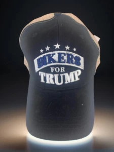 Bikers for Trump Cap Black Caps Hat - Picture 1 of 1