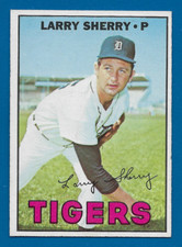 1967 Topps Larry Sherry Card High #571 Detroit Tigers EX-MT+