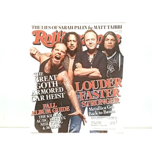 Rolling Stone Magazine Oct. 2 2008 Metallica AC/DC Neil Young The Killers - Picture 1 of 2