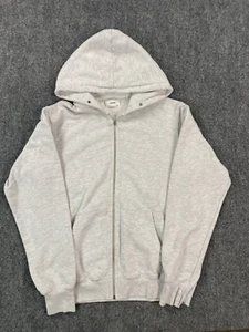 Joah Brown Hoodie Womens One Size Gray Full Zip - Picture 1 of 12