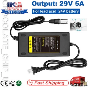 Cargador de batería 24V 5A XLR para sillas de ruedas, movilidad del orgullo, silla eléctrica Jazzy - Imagen 1 de 12