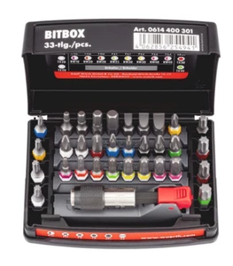 Würth Bitset 33tlg Bitsatz Bitbox Bitsortiment magnetischer Bithalter 0614400301 - Bild 1 von 3