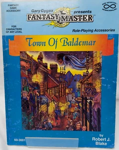 1987 Gary Gygax Town of Baldemar Book by New Infinities Role Playing Game - Imagen 1 de 5