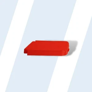 Tapa de repuesto resistente a las grietas ABS, roja (602R) - Imagen 1 de 1
