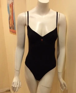 Tomas Maier France 38 US Black Nylon Spandex Lingerie Body Suit - Picture 1 of 1