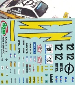 decal 1/43 Opel Kadett GT/E 2,0 Gr.2 Conrero Rallye 4 Regionen 1979 Arena D068 - Bild 1 von 2