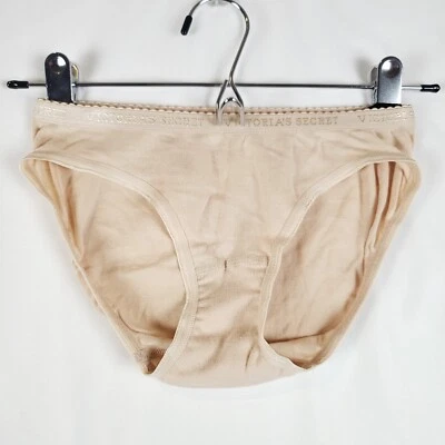 Bikini de tiro bajo pequeño 100 % algodón vintage 2002 Y2K Victorias Secret Signature Foto 1 de 4