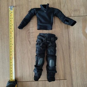 1/6 Black Operation night vision long sleeve shirt pant with belt Soldier - Picture 1 of 13