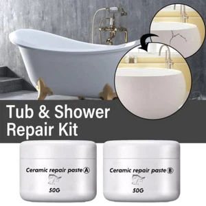 Tub Tile and Shower Repair Kit Porcelain Repair Kit Best A5D3 For Crack K3L9 - Bild 1 von 13
