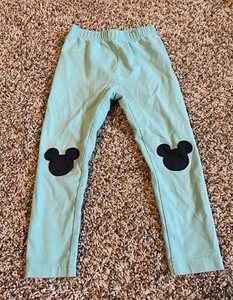 Hannah Andersson girls mickey mouse patch leggings size 4 100 cm - Picture 1 of 4