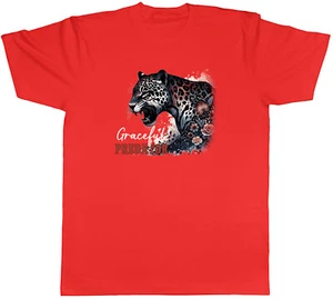 Graceful Predator Mens T-Shirt Jaguar Big Cat Tee Gift - Picture 1 of 8