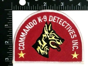 COMMANDO K-9 DETECTIVES, INC. PATCH (MISC 4) - Picture 1 of 3