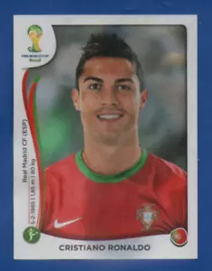 FIGURINA CALCIATORI PANINI BRASILE 2014 N.523 CRISTIANO RONALDO REC/REMOVED - Imagen 1 de 1