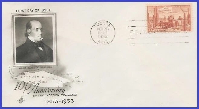 USA4 #1028 U/A ARTCRAFT FDC   Gadsden Purchase - Image 1 of 1