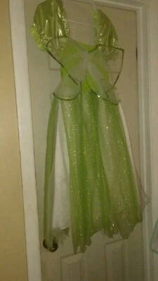 Disney Store Tinker Bell Green Costume Dress Size 8 to 10 with wings - Image 1 of 4