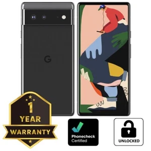 Google Pixel 6 - 128 GB - Gray (Unlocked) Smartphone - Very Good - Afbeelding 1 van 2