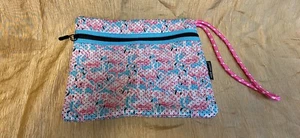 Simply Southern Neopren Lg Clutch Tasche Handgelenktasche 11x9,75 FLAMINGOS - Bild 1 von 3