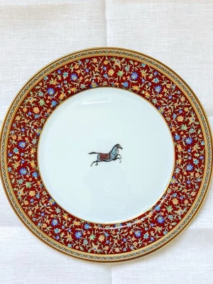 Plato de cena Hermes Cheval d'Orient 10,4" de diámetro Foto 1 de 4