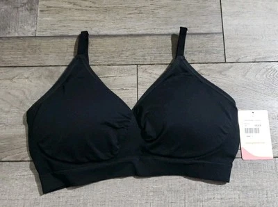 Bralette sin costuras Yummie para mujer con cuello en V talla 1X/2X Foto 1 de 4