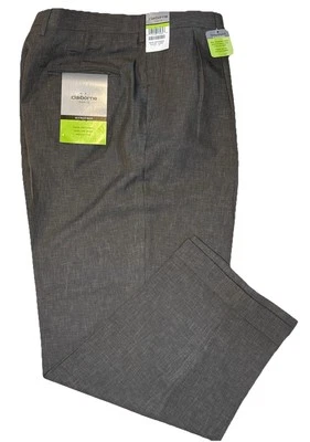 Claiborne Мужская Tarragon 36 x 29 плиссированные манжеты платье брюки микро елочка новый с Ярлыками - Изображение 1 из 4