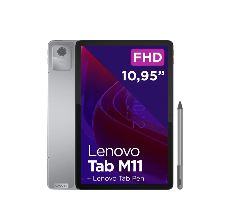 Lenovo Tab M11 4+128GB WiFi 10.95" Luna Grey + Pen Italia ZADA0134SE - Immagine 1 di 1