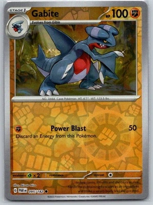 Gabite 095/182 Reverse Holo SV04: Paradox Rift NM - Image 1 of 2