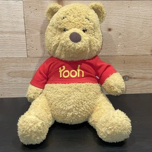 Camicia rossa BuildABear Classic Disney Winnie The Pooh Bear 14" peluche 6 suoni BAB - Foto 1 di 14