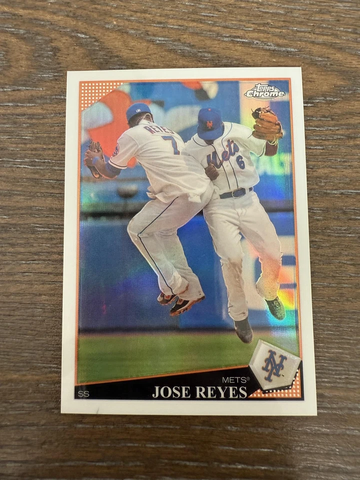 2009 Topps Chrome #160 Jose Reyes Refractors - Image 1 of 2