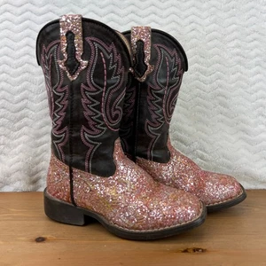 BOTAS VAQUERAS Roper LITTLE KIDS Rosa Brillo Azteca Occidental Niños Talla 10 - Imagen 1 de 13