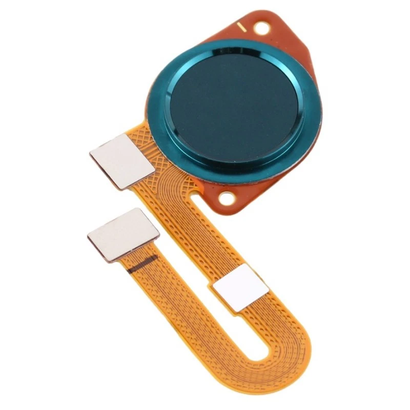 Button Home/Footprint Compatible For Motorola Moto G9 Play Spare Flex Green - Image 1 of 1