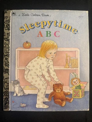 Vintage A Little Golden Book Sleepytime ABC 202-57 1991 #5427 - Imagem 1 de 4