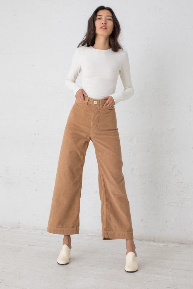 Jesse Kamm Corduroy Sailor Pant in Palomino Size 2 - Image 1 of 4