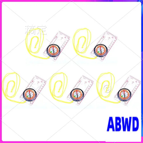 WD-5X Baseplate Ruler Compass Map Scale Magnifier With Strap Camping ...