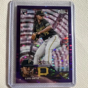 2023 Topps Chrome Luis Ortiz #64 Purple Sonar Refractor /275 RC Pirates - Picture 1 of 3