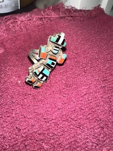 G.B. NATACHU Zuni Dancer Ring Approx 6.5 - Picture 1 of 3