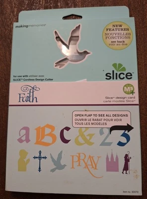 Tarjeta de diseño de fe Slice Making Memories para cortador de diseño inalámbrico - NUEVAS CARACTERÍSTICAS Foto 1 de 2